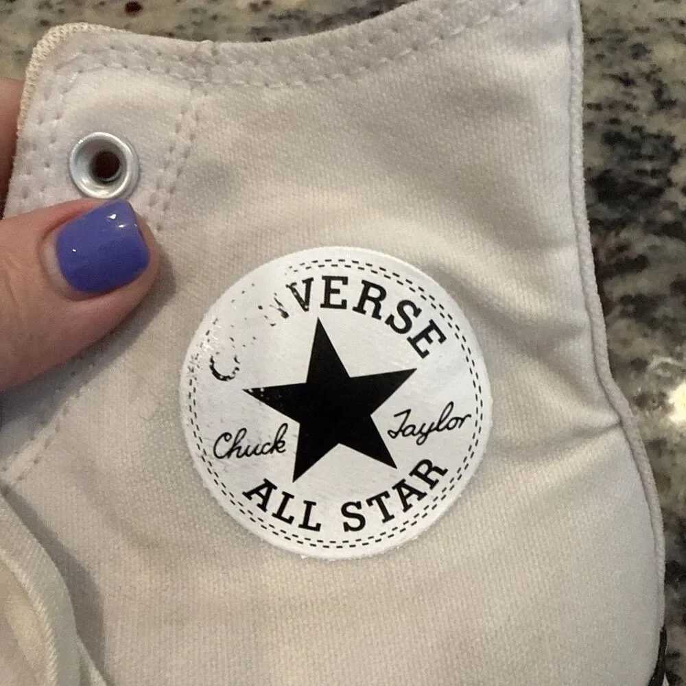 Converse Chuck Taylor All Star Hi Lace Up White Size 8